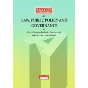 Lawyer’s Companion™ on Law, Public Policy and Governance for LL.M 3rd Semester | Paper ML-309 | SPPU Lawyer’s Companion™ on Law, Public Policy and Governance for LL.M 3rd Semester | Paper ML-309 | SPPU